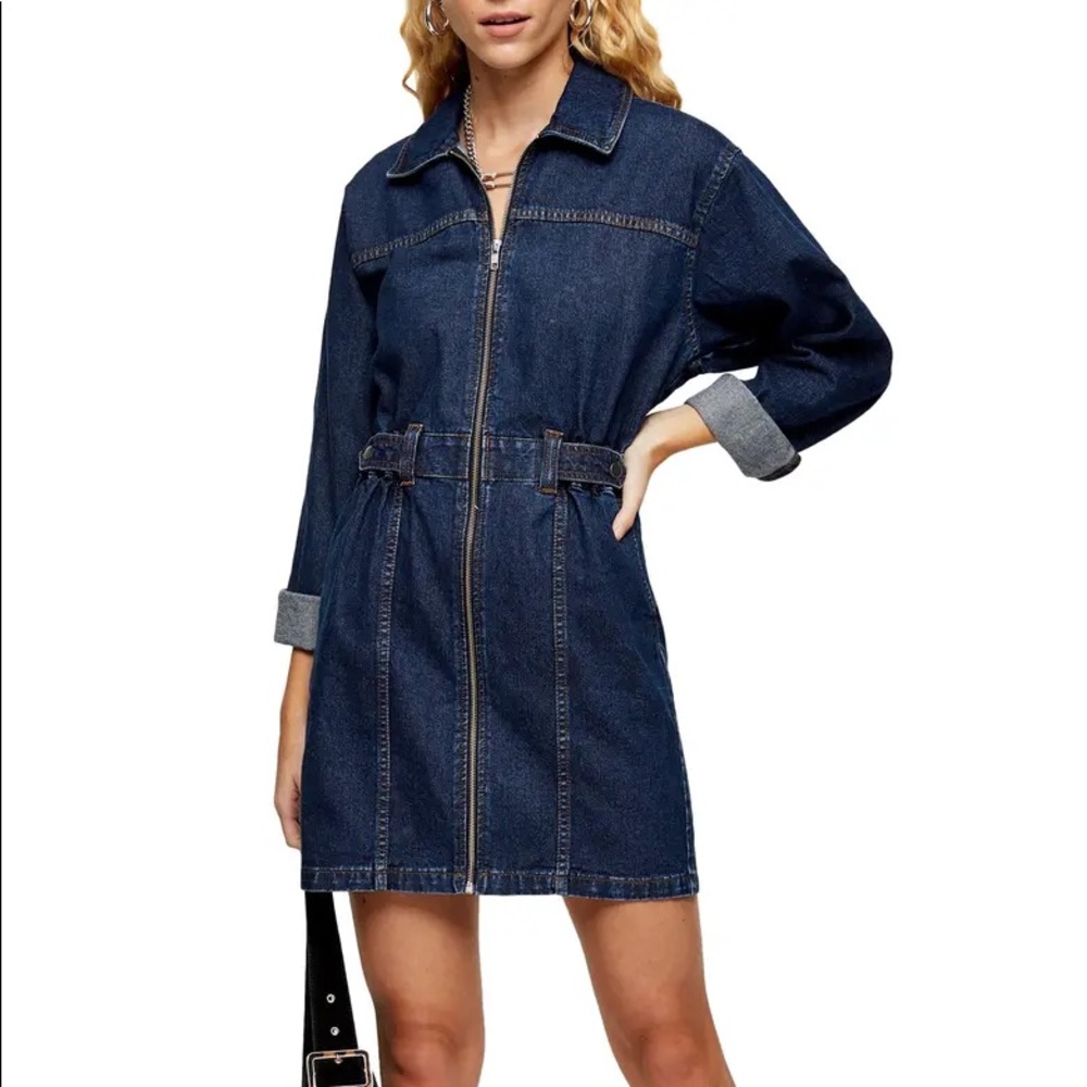 Topshop Denim Shirtdress - NWT